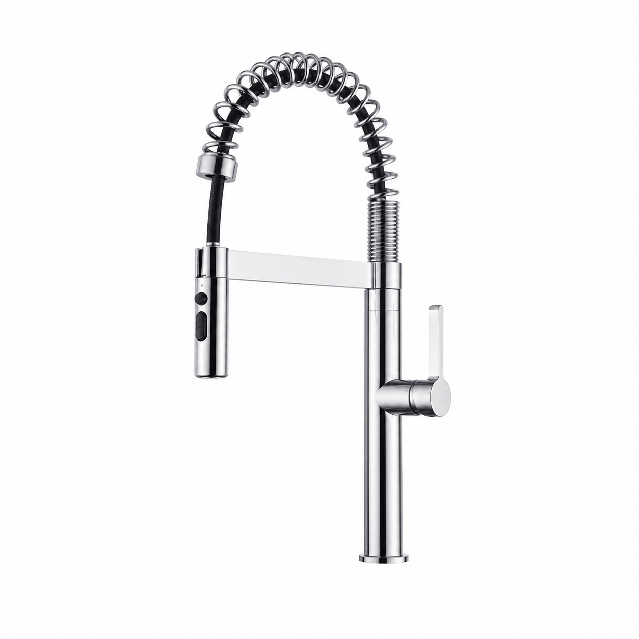Commercial-Style Pull-Down Kitchen Mixer Tap - 55535C/G/M/RG